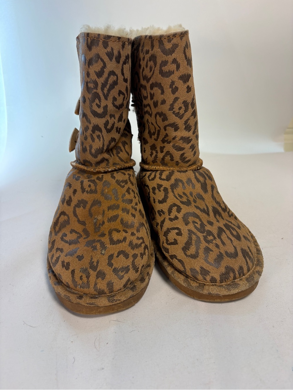 Bearpaw Women's Abigail Hickory Leopard Boots - Picture 2 of 5